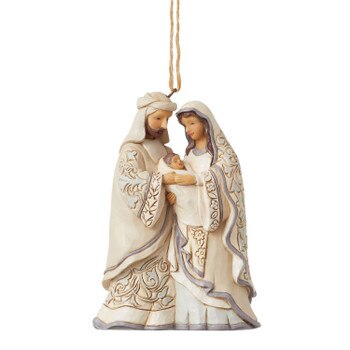 Woodland Holy Family Ornament-2