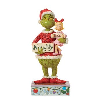 Grinch And Cindy Hold Sign-1