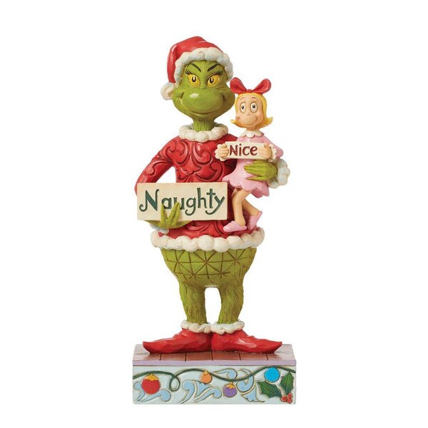 Grinch And Cindy Hold Sign-1