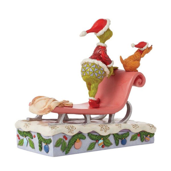 Grinch And Max On Sled-2