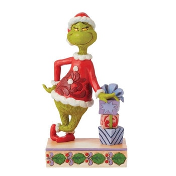 Grinch Leaning On Gifts-1