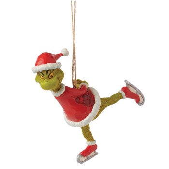 Grinch Ice Skating Ornament-1