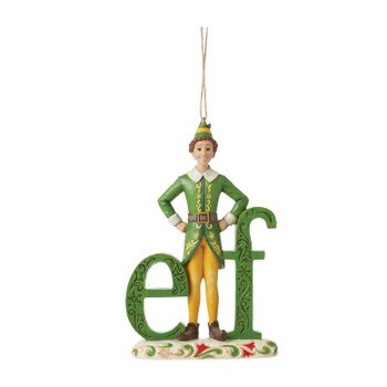 Buddy Elf Word Ornament
