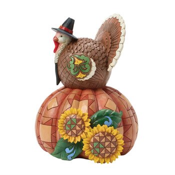 Harvest Turkey On Pumpkin