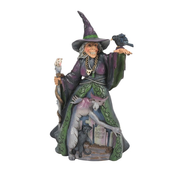 Evil Witch With Graveyard