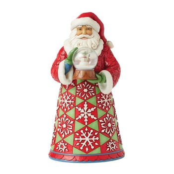 Santa Holding Snowman