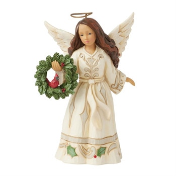 Woodland Angel With Cardinal
