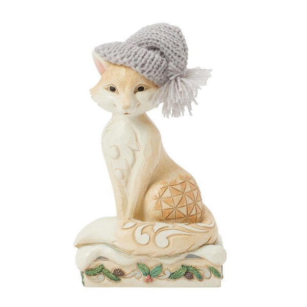 Woodland Fox With Knit Hat