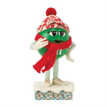 Green M&M With Scarf