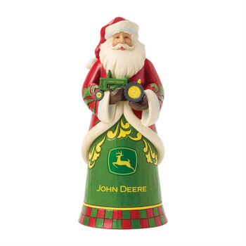 Santa Holding John Deere Tractor