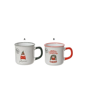 Red Green Christmas Mug