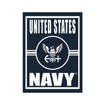 15.5X11.5 Us Navy Metal Wall Sign