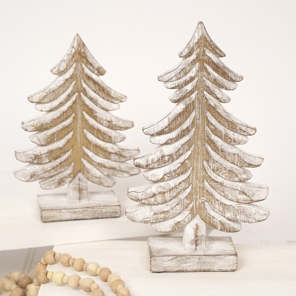 10 Inch White Wash Retreat Tree-2