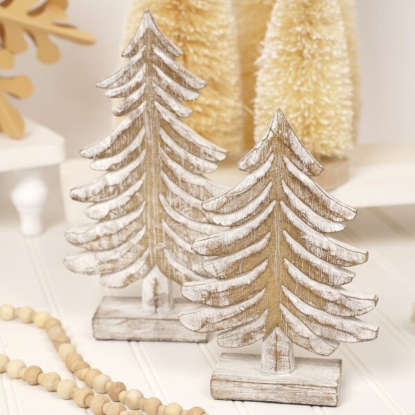 8 Inch White Wash Retreat Tree-1