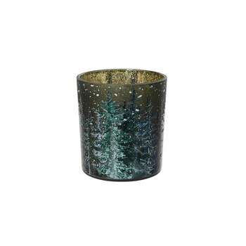 3In Green Tree Tealight Holder