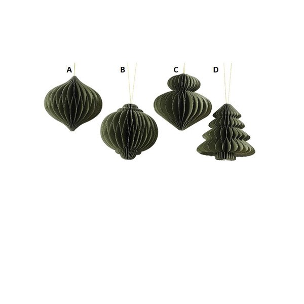 3.15In Green Paper Ornament