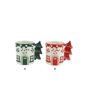 Red Green Candy Cane Mug