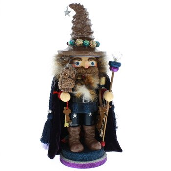 Wizard with Owl Nutcracker-1