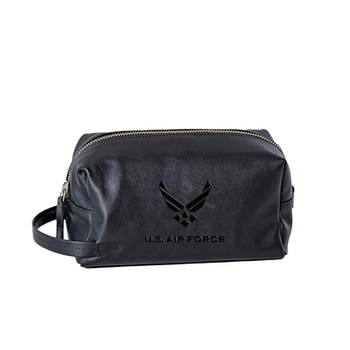 Us Air Force Black Toiletry Bag