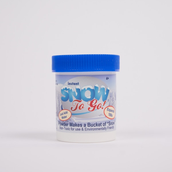 Insta Snow Powder: Add water to make instant fake snow