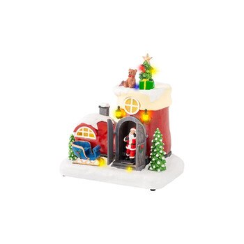 LED Santa Boot House