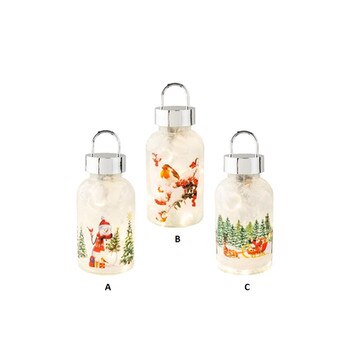 9In LED Glass Jar