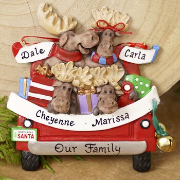 Moose Family in Car 4-1