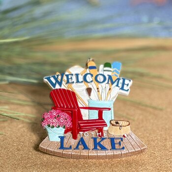 Welcome To The Lake Ornament-1