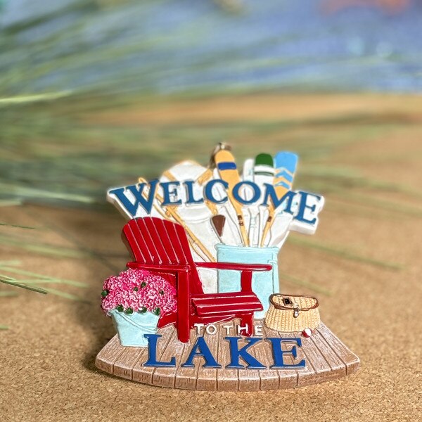Welcome To The Lake Ornament-1