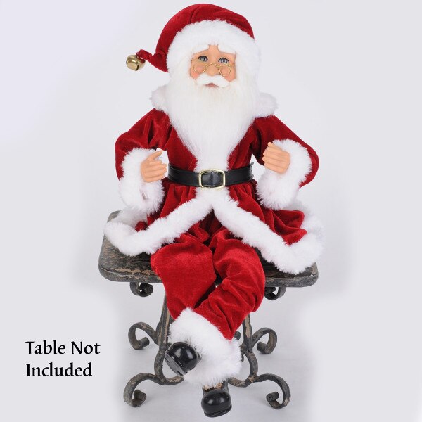 Traditional Poseable Santa-1