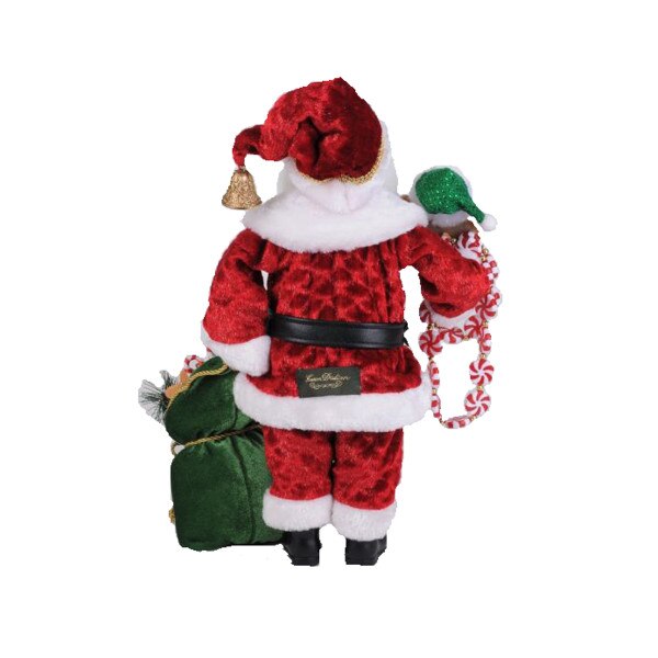 Lit Peppermint and Goodies Santa -2