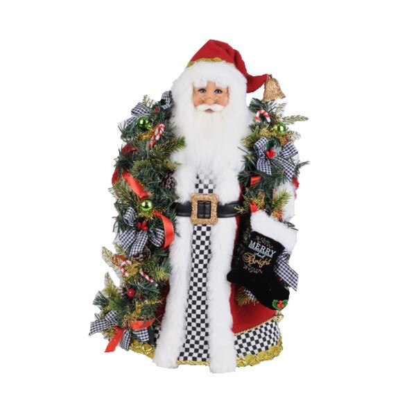 Lighted Merry and Bright Santa-1