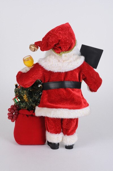 Lighted Season To Wine Santa-2