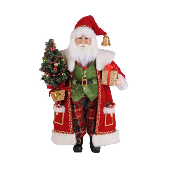 Lit Christmas Traditional Santa-1