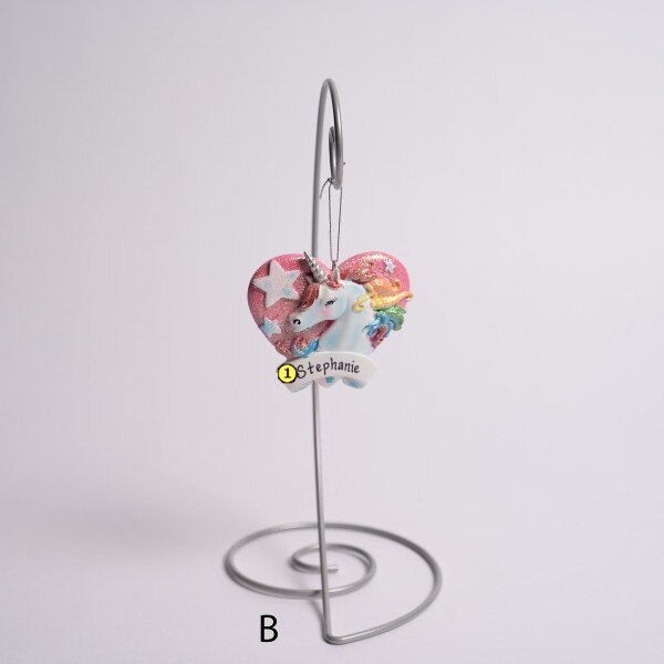 Unicorn Heart Ornament-3