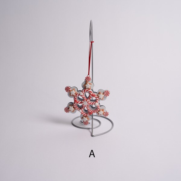 Snowflake Peppermint Ornament-2