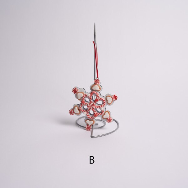 Snowflake Peppermint Ornament-3