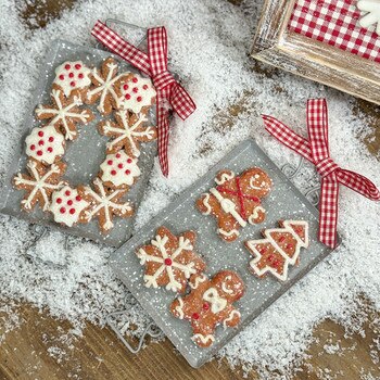 Gingerbread Cookie Tray Ornament-1