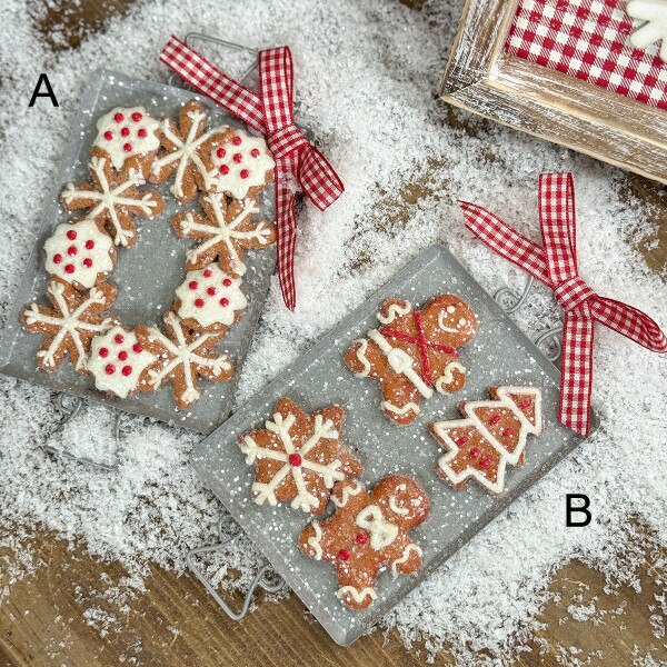 Gingerbread Cookie Tray Ornament-2