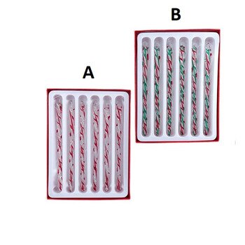 Glass Icicles Set of 6