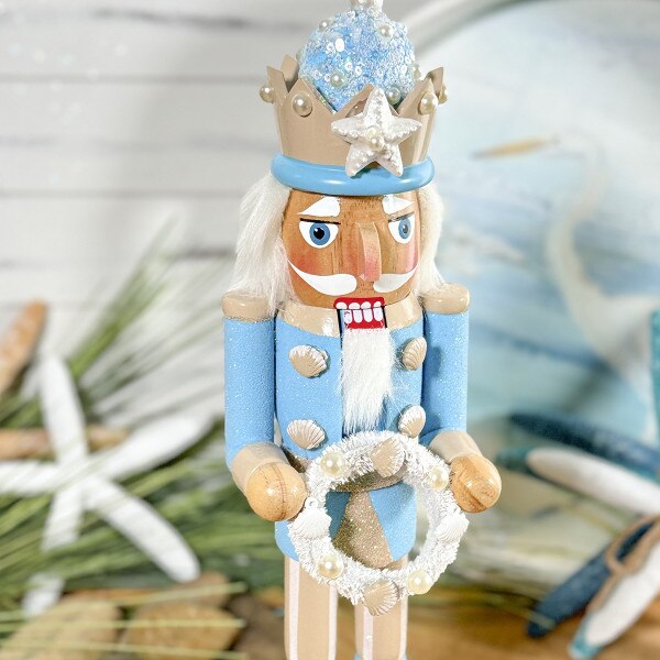 15in Wooden Beach Nutcracker-2