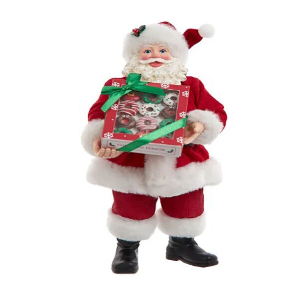 Santa With Donuts-1