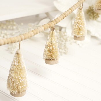 Bottle Brush Tree Garland