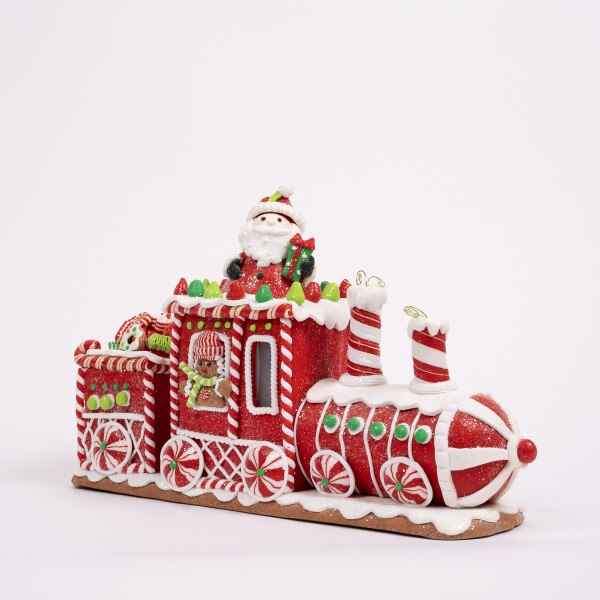 LED Gingerbread Train-1