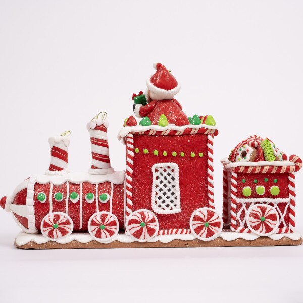LED Gingerbread Train-3