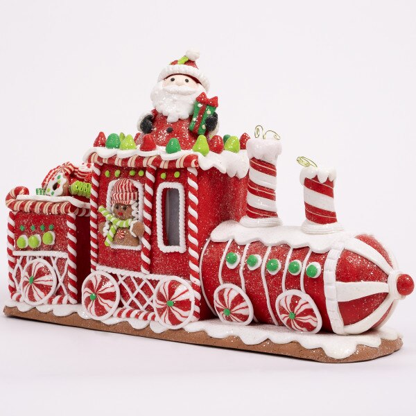 LED Gingerbread Train-9