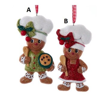Gingerbread With Spoon Ornament