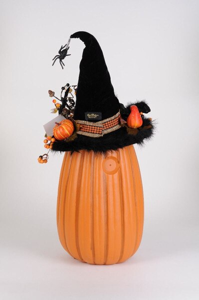 Lighted Tall Fiber Optic Pumpkin-2