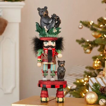 18 Inch Black Bear Nutcracker-1