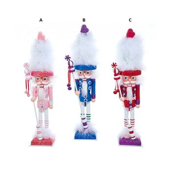 15in Blue Pink Red Nutcracker